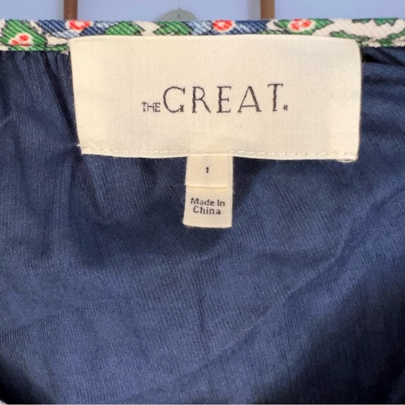 THE GREAT - Floral Long Sleeve Dress - Picture 3 of 5